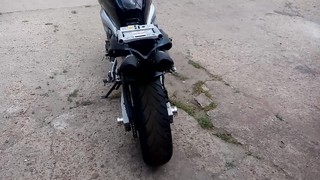 Fz6 egyedi kipufogó rsz. első indítása