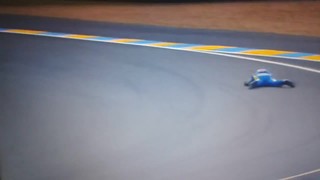 Aleix Espargaro Le Mans - i hatalmas bukása
