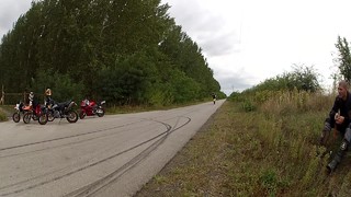 DRZ 400E wheelie