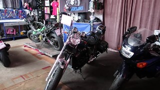 Pink motorkerékpár szerviz-VT500